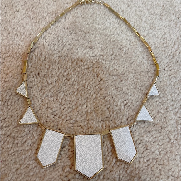 House of Harlow 1960 leather statement necklace - Picture 10 of 12